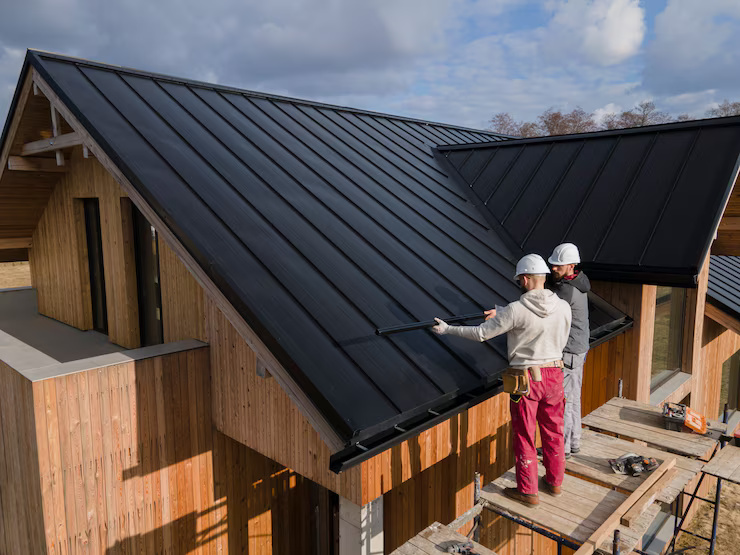 standing seam metal roof in la